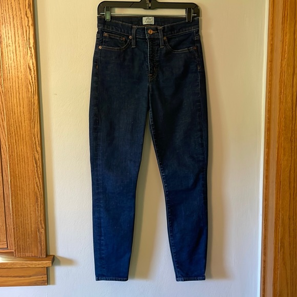 J Crew High Rise Toothpick Jeans